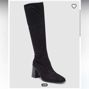 Like new, black suede knee high boots size 37 EU, 6.5 US , FOREVER NEW ,